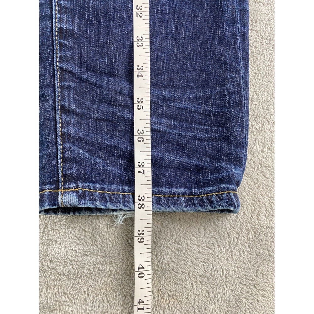 American Eagle Mens Next Level Flex Slim Taper Distressed Dark Wash Jeans 32x30 - Picture 9 of 16